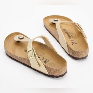 Birkenstock, 38, Metallic Gold Gizeh